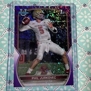 ⭐️🏈 Phil Jurkovec, 2022 Topps University Draft Pick Card #35, SEN: 276/399 (B1)